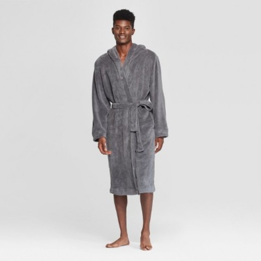 Mens Game of Thrones Stark Logo Robe - Gray L/XL